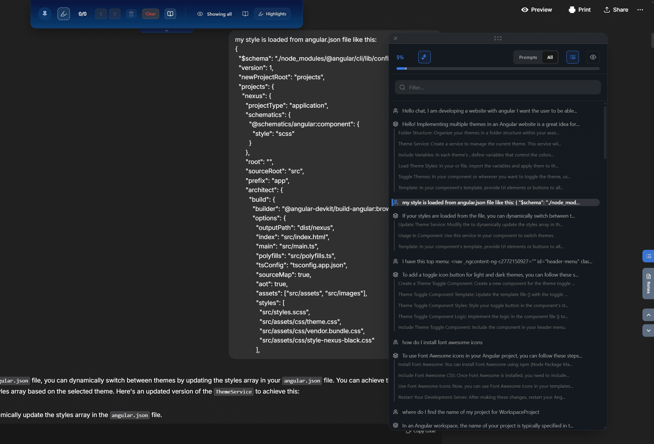 Smart Conversation Outline: Navigate Long AI Chats Like a Pro